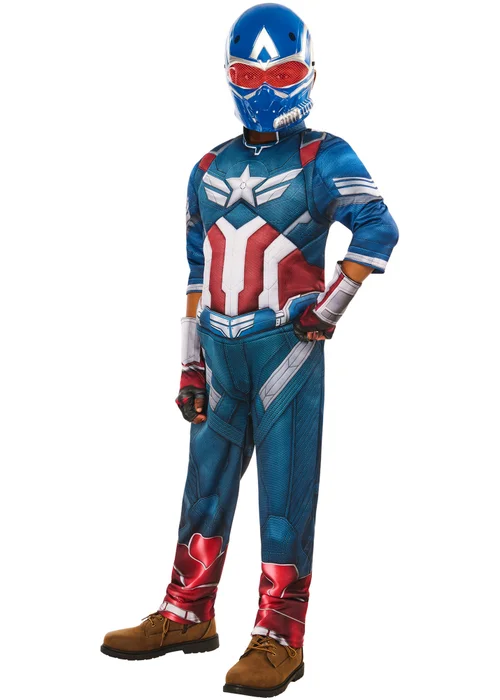 Marvel Captain America Deluxe Child Costume (5-13 Years) - 5-6 Yrs Image 5