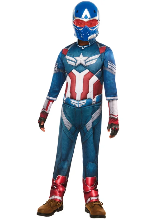 Marvel Captain America Deluxe Child Costume (5-13 Years) - 5-6 Yrs Image 4