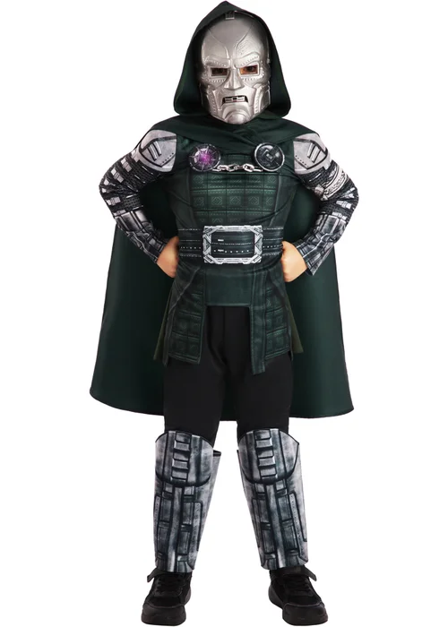 Marvel Avengers Dr Doom Deluxe Child Costume (5-13 Years) - 11-13 Yrs Image 1
