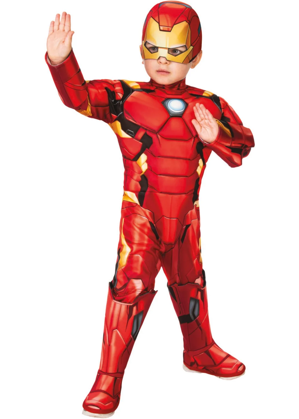 Marvel Iron Man Deluxe Toddler Costume (2-4 Years) - 3-4 Yrs Image 1