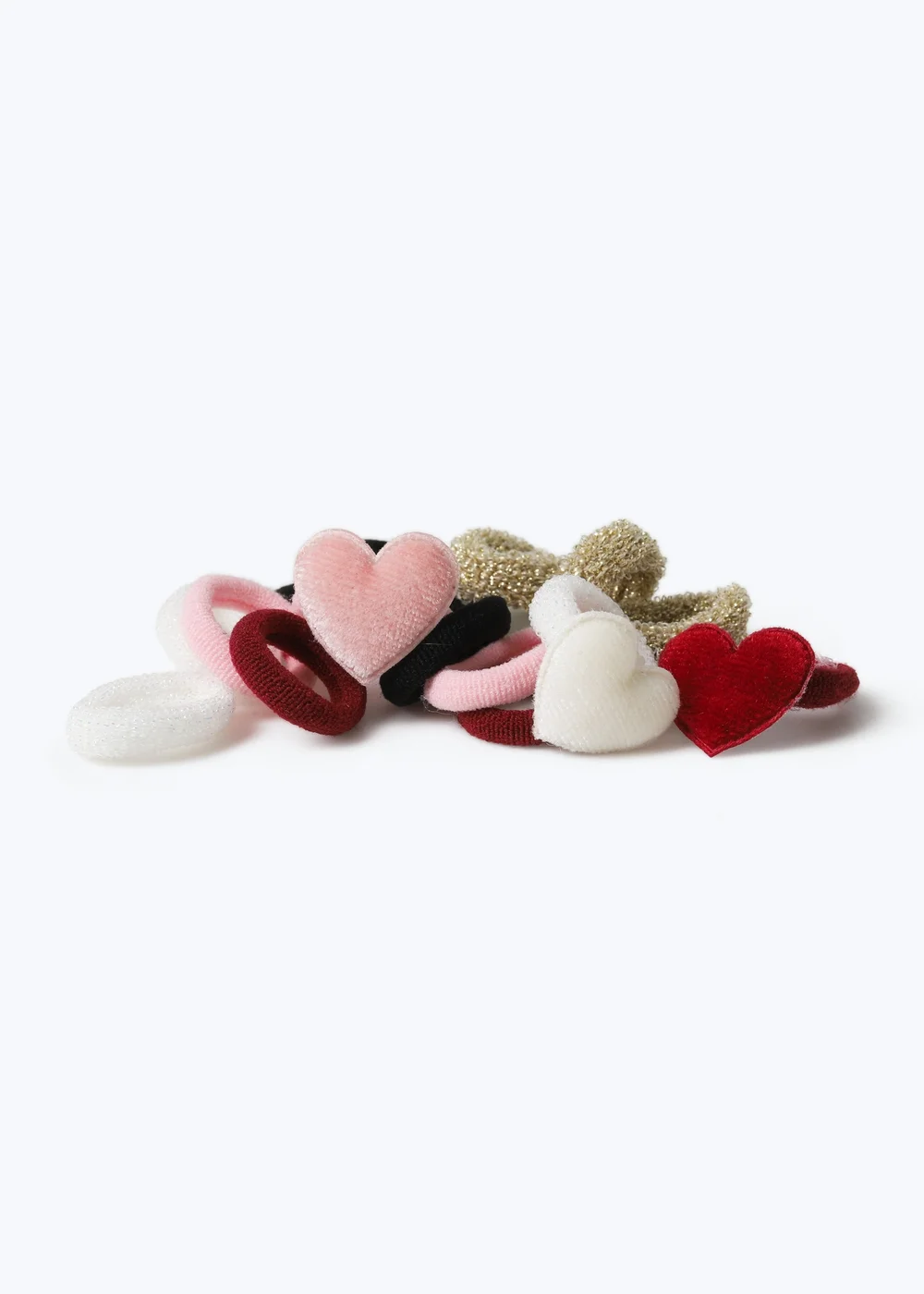 Flitzy Multi Coloured Towelling Hair Bobbles Pack - One Size Image 1