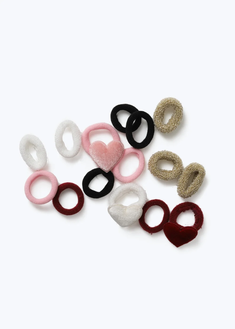 Flitzy Multi Coloured Towelling Hair Bobbles Pack - One Size Image 2