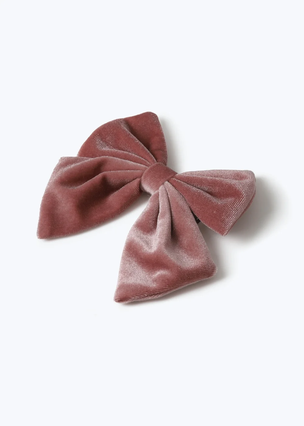 Flitzy Girls Pink Velvet Bow - One Size Image 2
