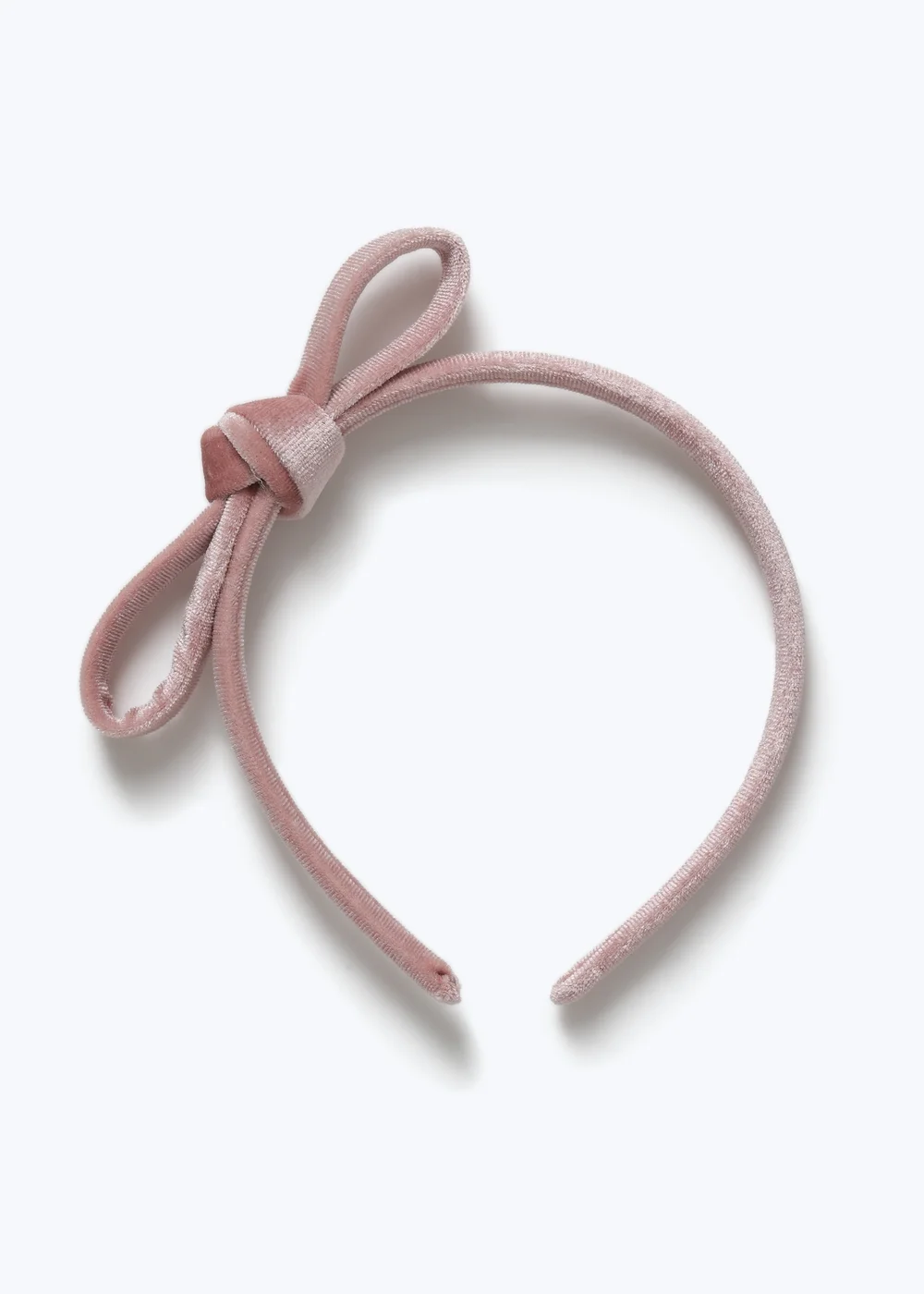 Flitzy Pink Velvet Bow Headband - One Size Image 2