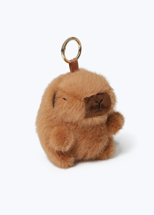 Flitzy Capybara Bag Charm Brown