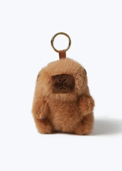 Flitzy Capybara Bag Charm Brown - One Size Image 2