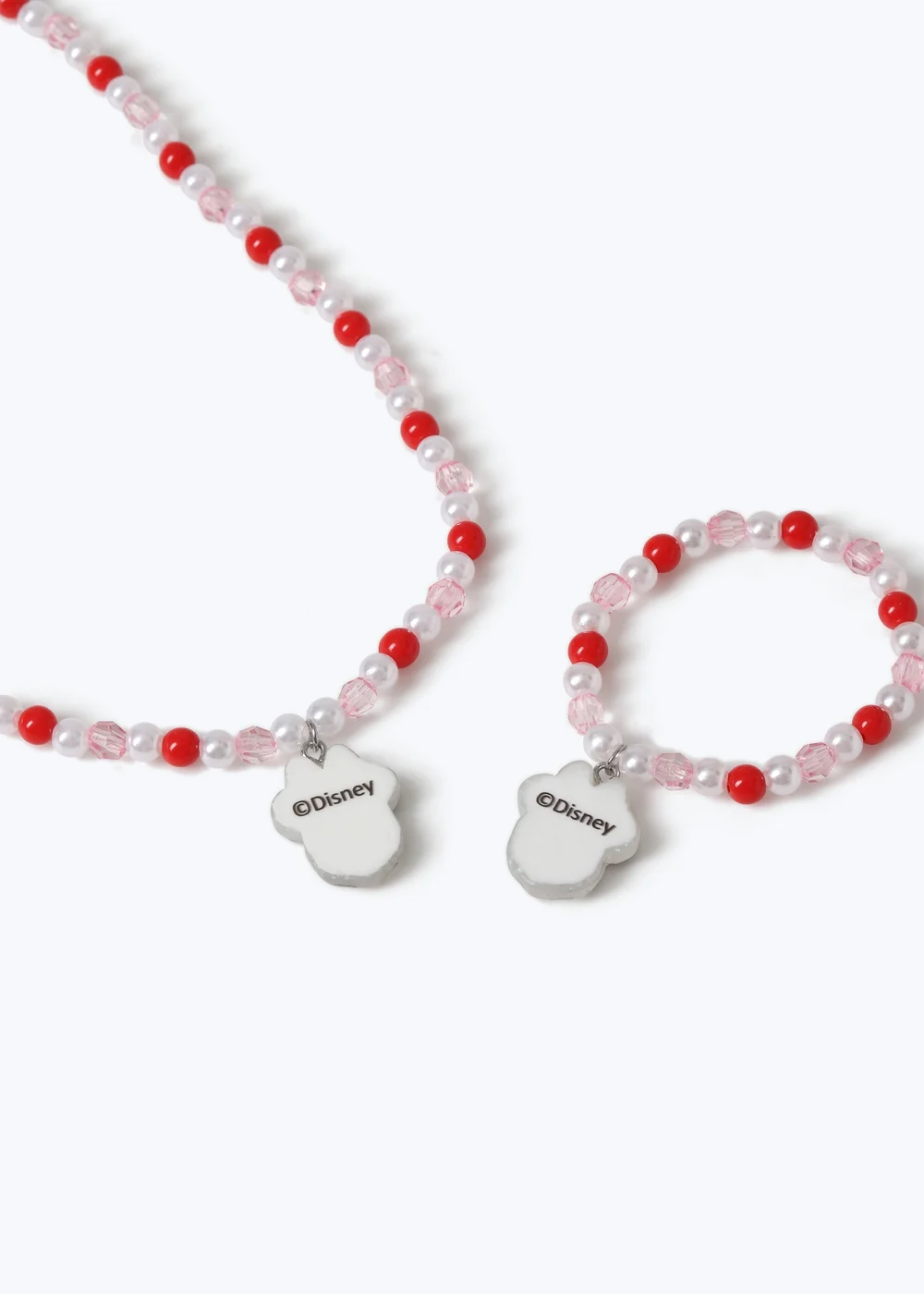 Flitzy Red Minnie Mouse Necklace & Bracelet Set - One Size Image 3