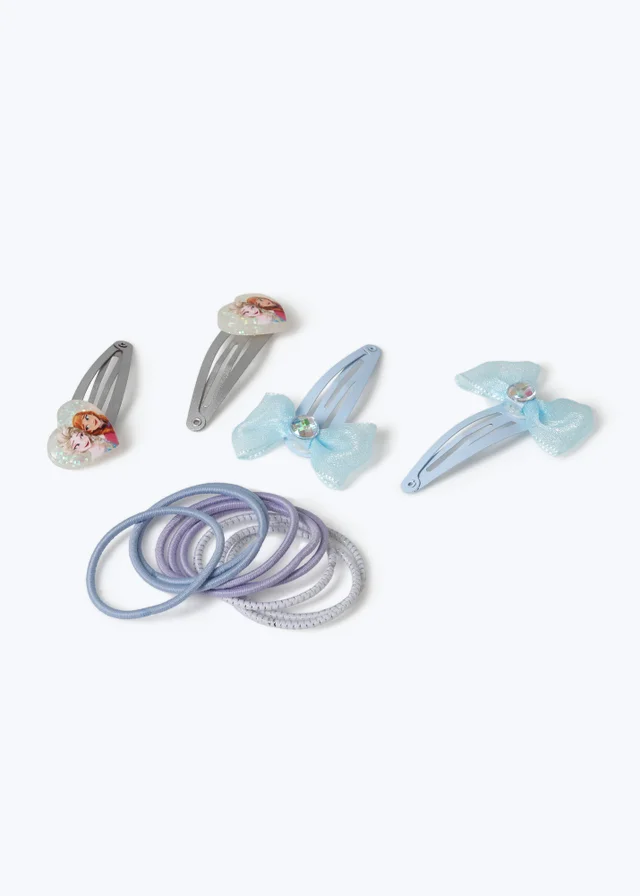 Flitzy Frozen Hair Clips and Bobbles