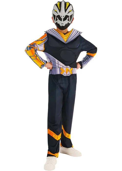 Power Rangers Cosmic Fury Black Ranger Child Costume (3-10 Years) - 5-6 Yrs Image 1