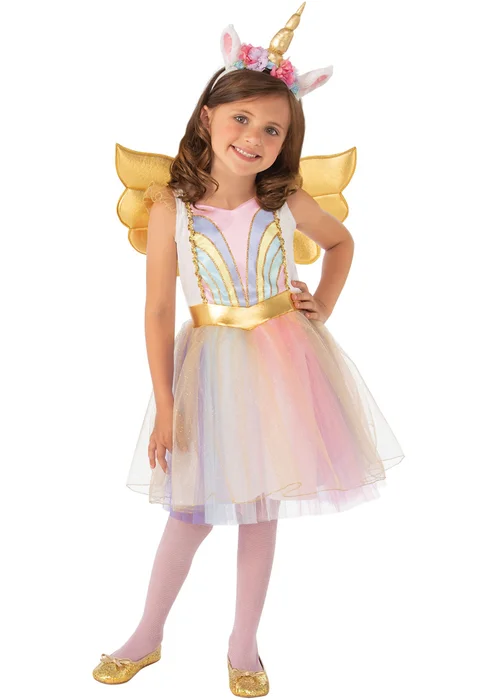 Rubies Sparkling Unicorn Child Costume (3-8 Years) - 5-6 Yrs Image 1