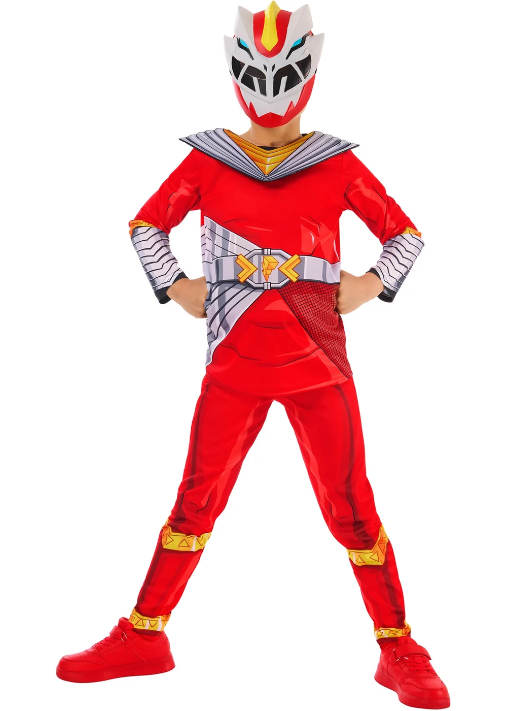 Power Rangers Cosmic Fury Red Ranger Child Costume (3-10 Years) - 7-8 Yrs Image 1