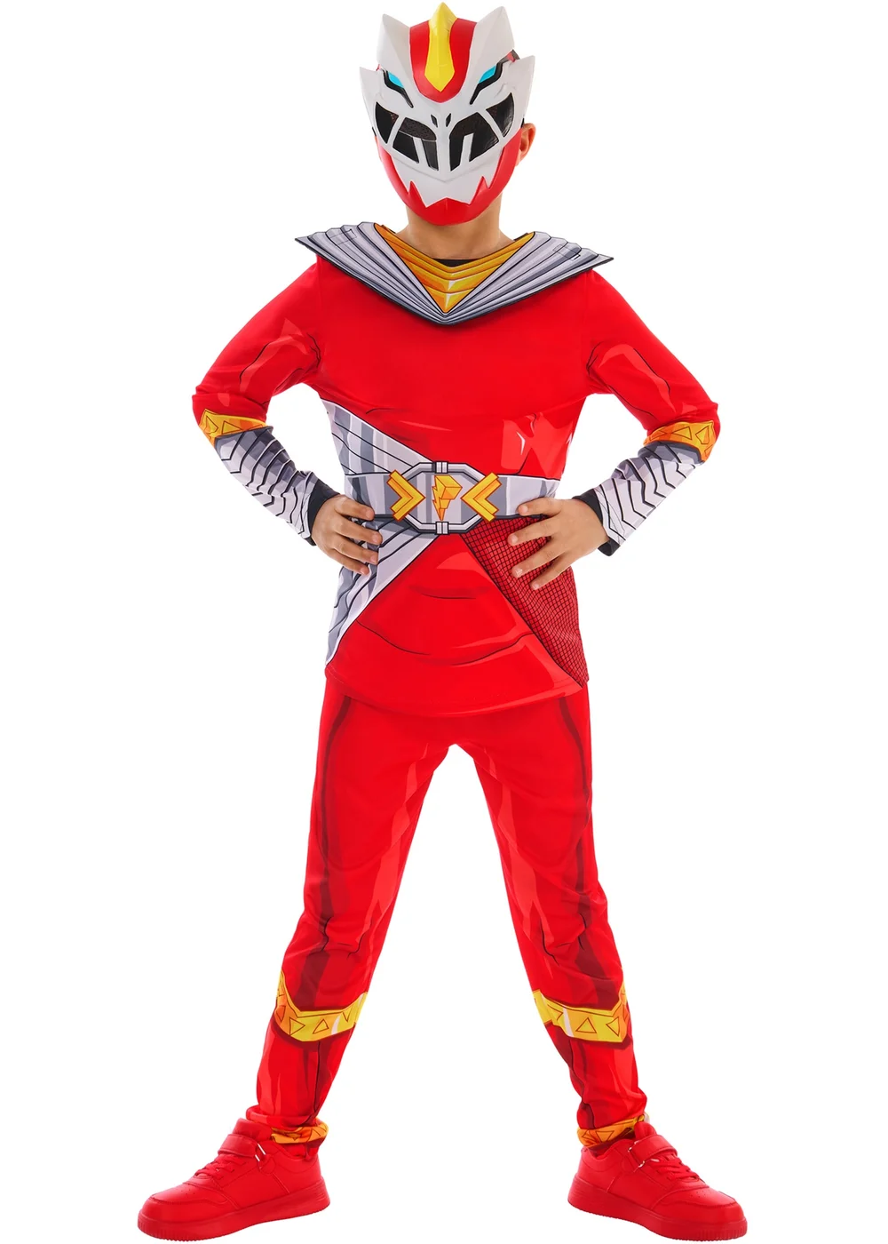 Power Rangers Cosmic Fury Red Ranger Child Costume (3-10 Years) - 7-8 Yrs Image 5