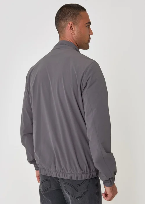 Threadbare Showerproof Ripstop Harrington Jacket in Slate Grey - 2XL Image 4