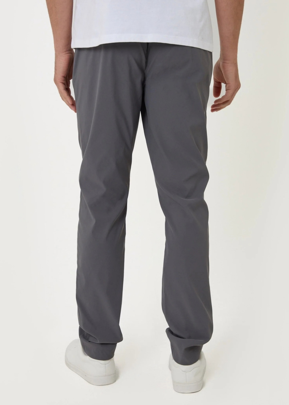 Threadbare Slim Fit Technical Stretch in Charcoal - 36cm Image 2