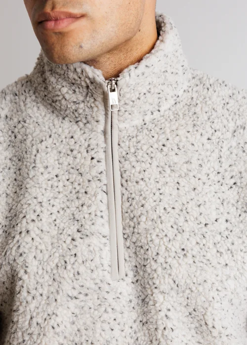 Tokyo Laundry Beige Oversized Funnel Neck Fleece - M Image 4