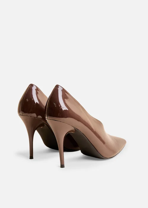 Public Desire Sedona Brown Patent Court High Heels - 7 Image 3