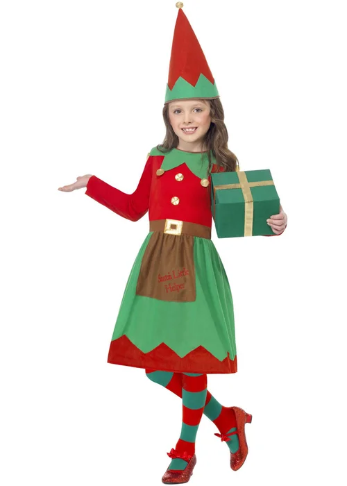 Smiffys Santa's Little Helper Child Costume (7-12 Years) - 10-12 Yrs Image 1