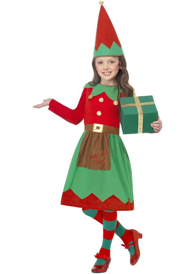 Smiffys Santa's Little Helper Child Costume (7-12 Years)