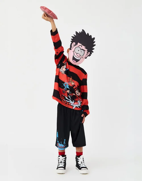 Vanilla Underground Beano Boys Multicoloured Dennis the Menace 3 Piece Costume (4-10 Years) - 4-6 Yrs Image 4