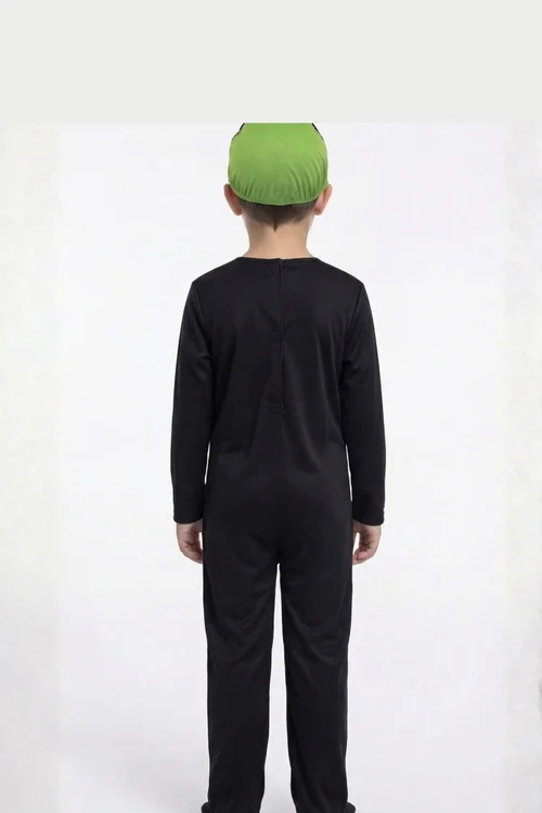 Vanilla Underground Sesame Street Unisex Kids Black Skeleton 2 Piece Costume (2-6 Years) - 2-3 Yrs Image 2
