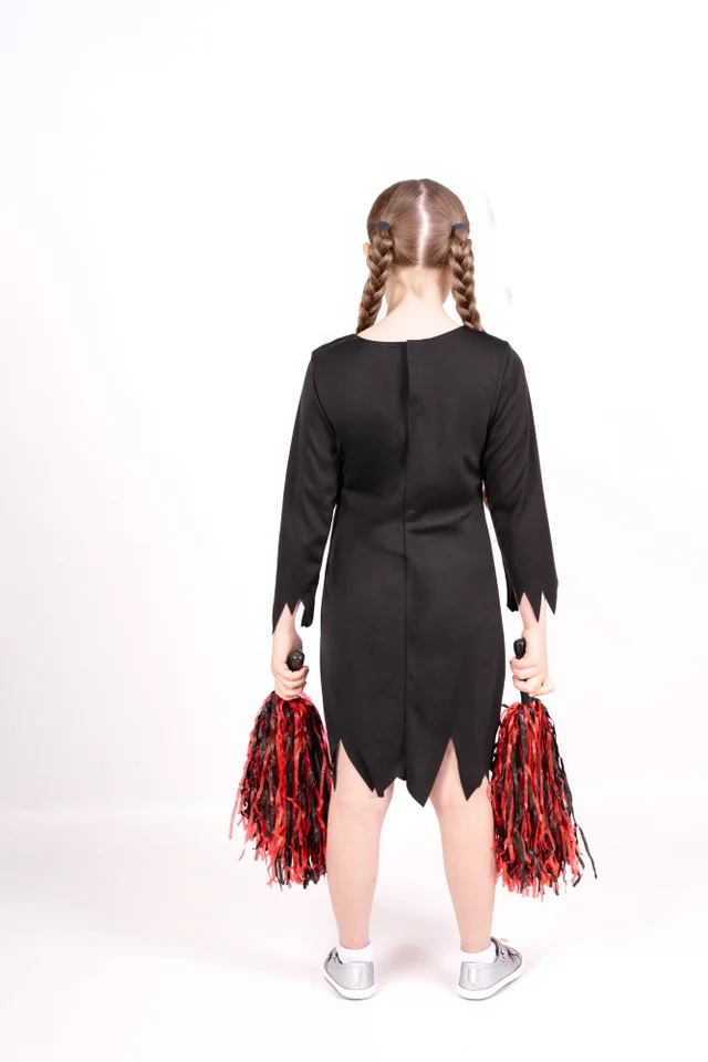 Vanilla Underground Girls Red Zombie Cheerleader 3 Piece Costume (4-12 Years)