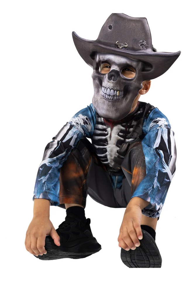 Vanilla Underground Boys Blue Zombie Cowboy 2 Piece Costume (3-10 Years)