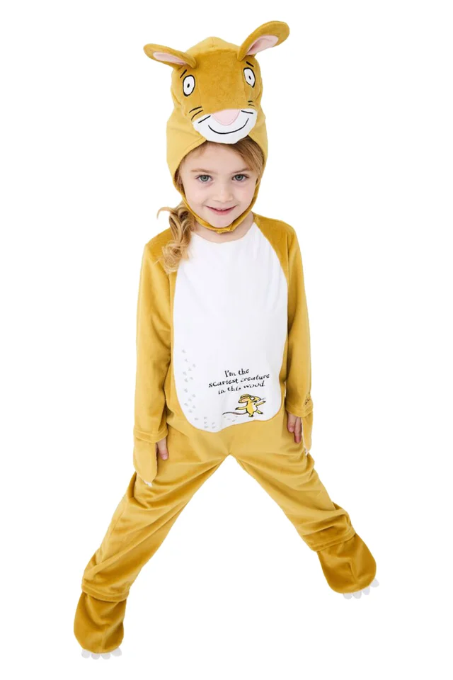 Vanilla Underground Gruffalo & Friends Girls Brown Mouse Dress (3-8 Years)