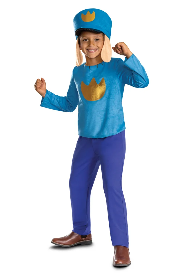 Vanilla Underground Dog Man Boys Blue Character 2 Piece Costume (3-8 Years)
