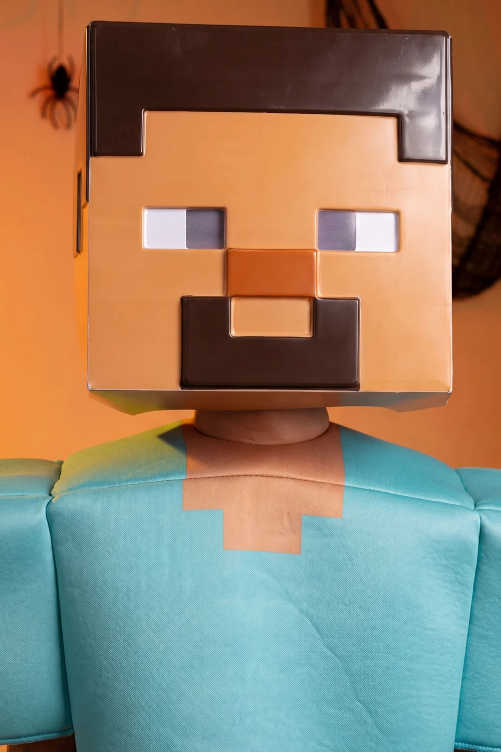 Vanilla Underground Minecraft Boys Turquoise Steve 2 Piece Costume (3-8 Years) - 5-6 Yrs Image 4