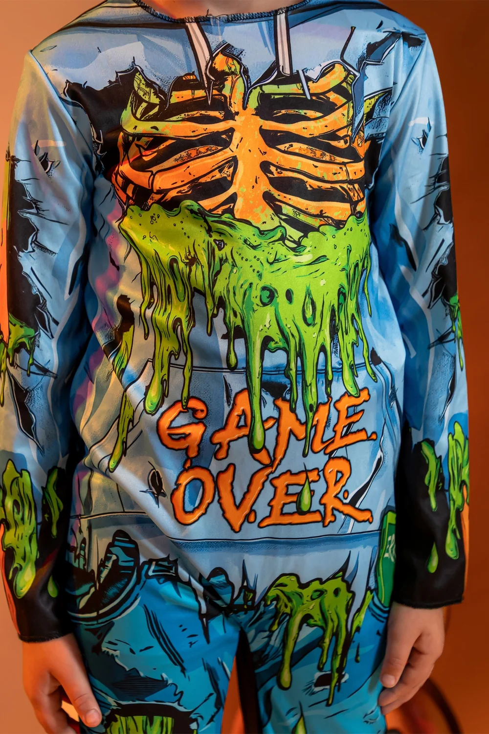 Vanilla Underground Unisex Kids Multicoloured Gaming Zombie 2 Piece Costume (4-10 Years) - 4-6 Yrs Image 3