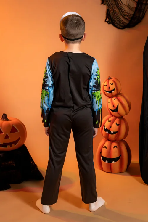 Vanilla Underground Unisex Kids Multicoloured Gaming Zombie 2 Piece Costume (4-10 Years) - 4-6 Yrs Image 2