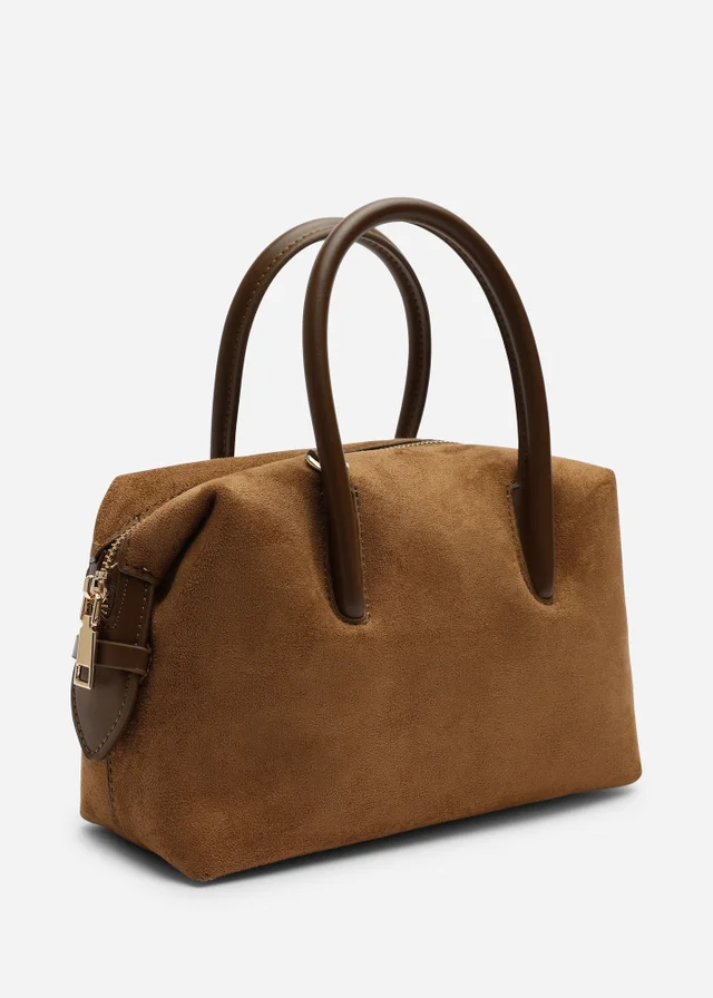 Where's That From Gavera Dark Tan Mini Bowler Grab Bag