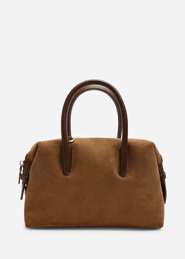 Where's That From Gavera Dark Tan Mini Bowler Grab Bag