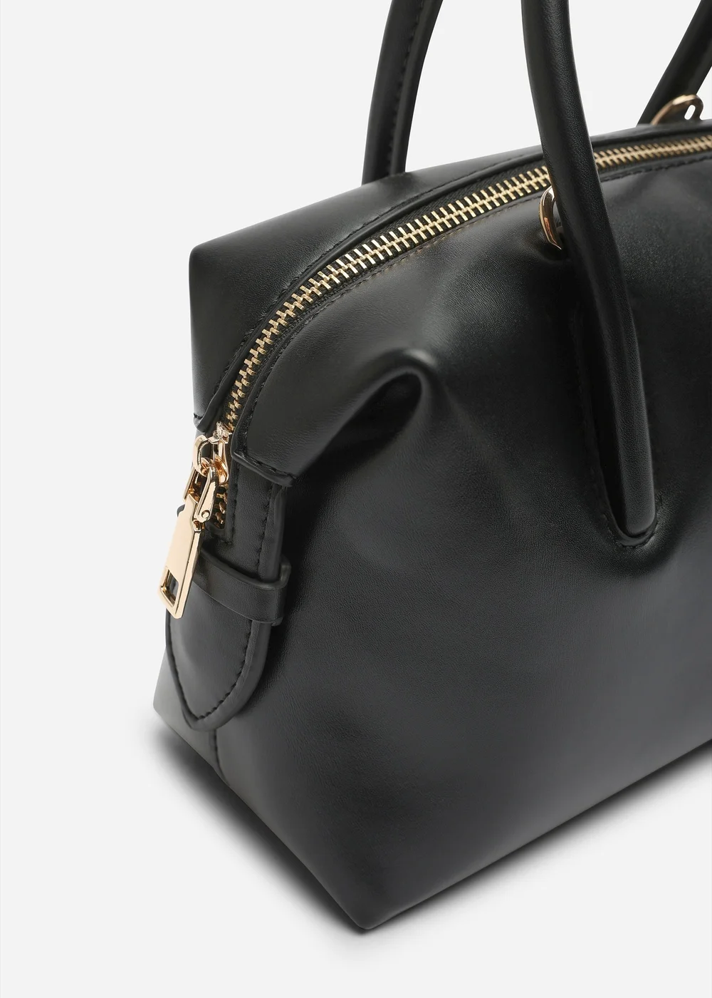 Where's That From Girelle Black Bowler Bag - One Size Image 4