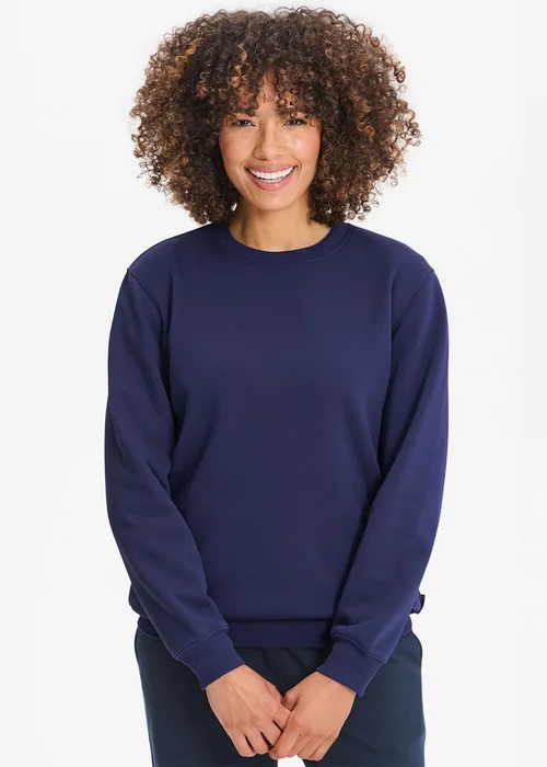 Cotton Traders Marine Crew Neck Sweatshirt - XS Image 1