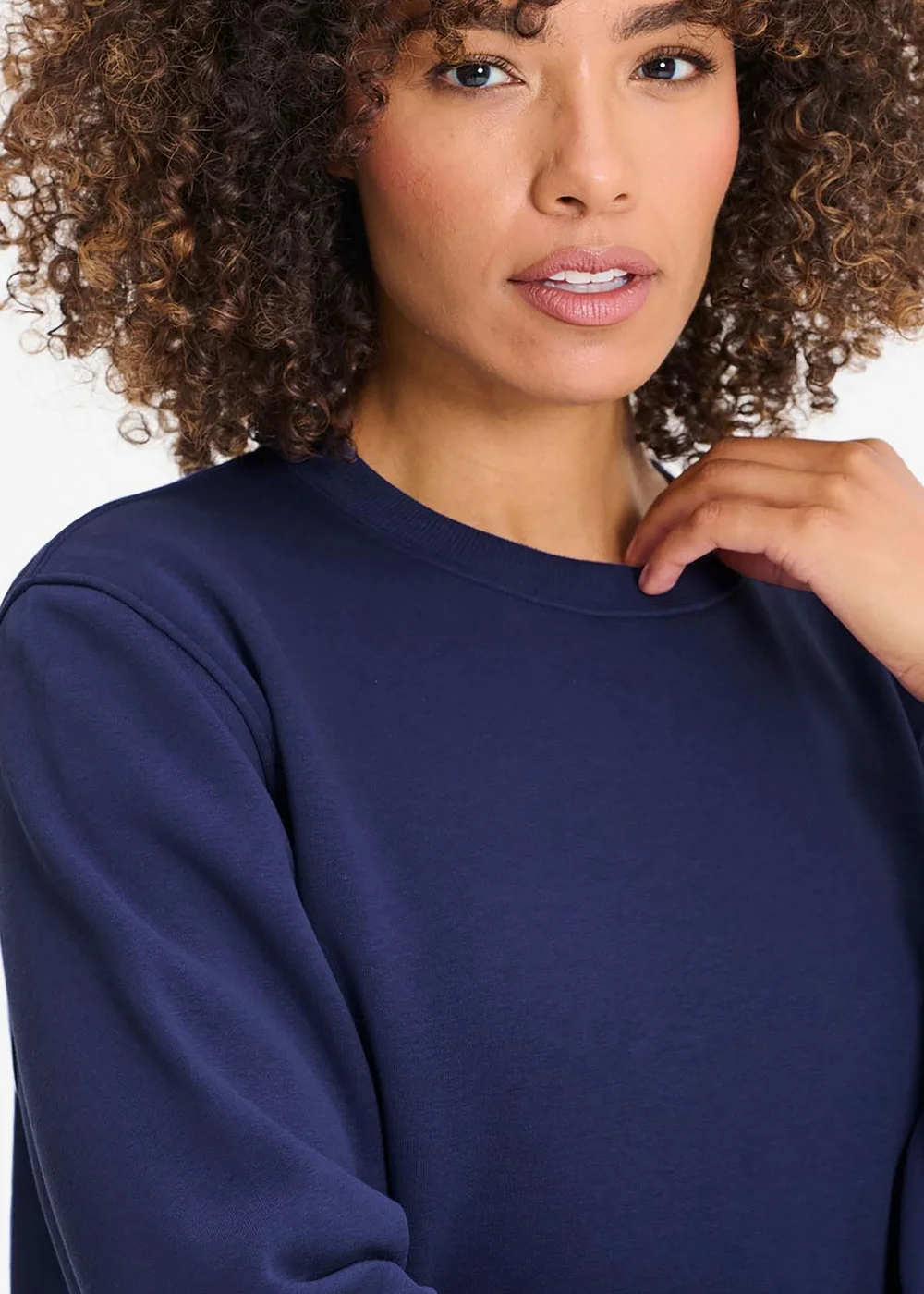 Cotton Traders Marine Crew Neck Sweatshirt - XS Image 3
