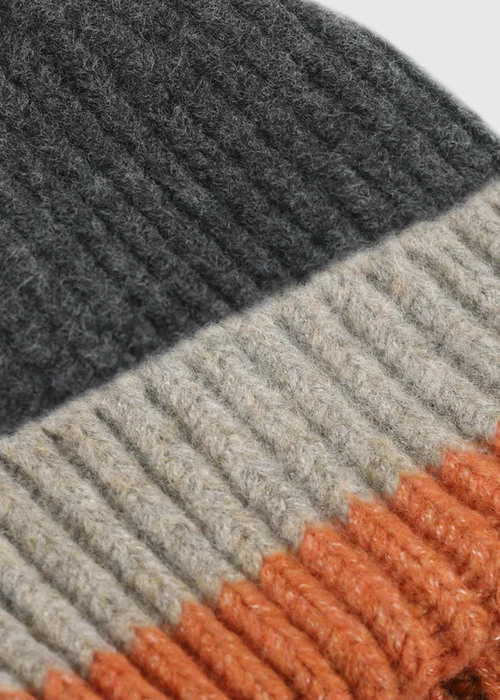 Totes Charcoal Mix Grey Knitted Hat & Gloves with Smartouch - One Size Image 6
