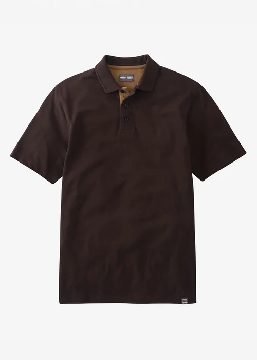 Cotton Traders Dark Chocolate Short Sleeve Polo Shirt - 3XL Image 4