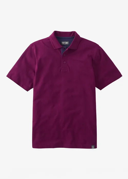 Cotton Traders Magenta Short Sleeve Polo Shirt - 4XL Image 4