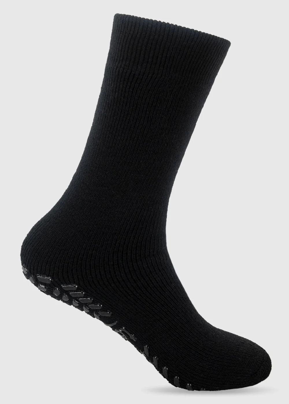 Totes Black Brushed Thermal Original Slipper-Sox - One Size Image 4