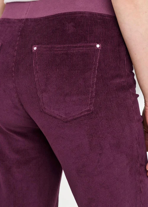 Cotton Traders Mulberry Premium Pull On Cord Trousers - 22/L27 Image 4