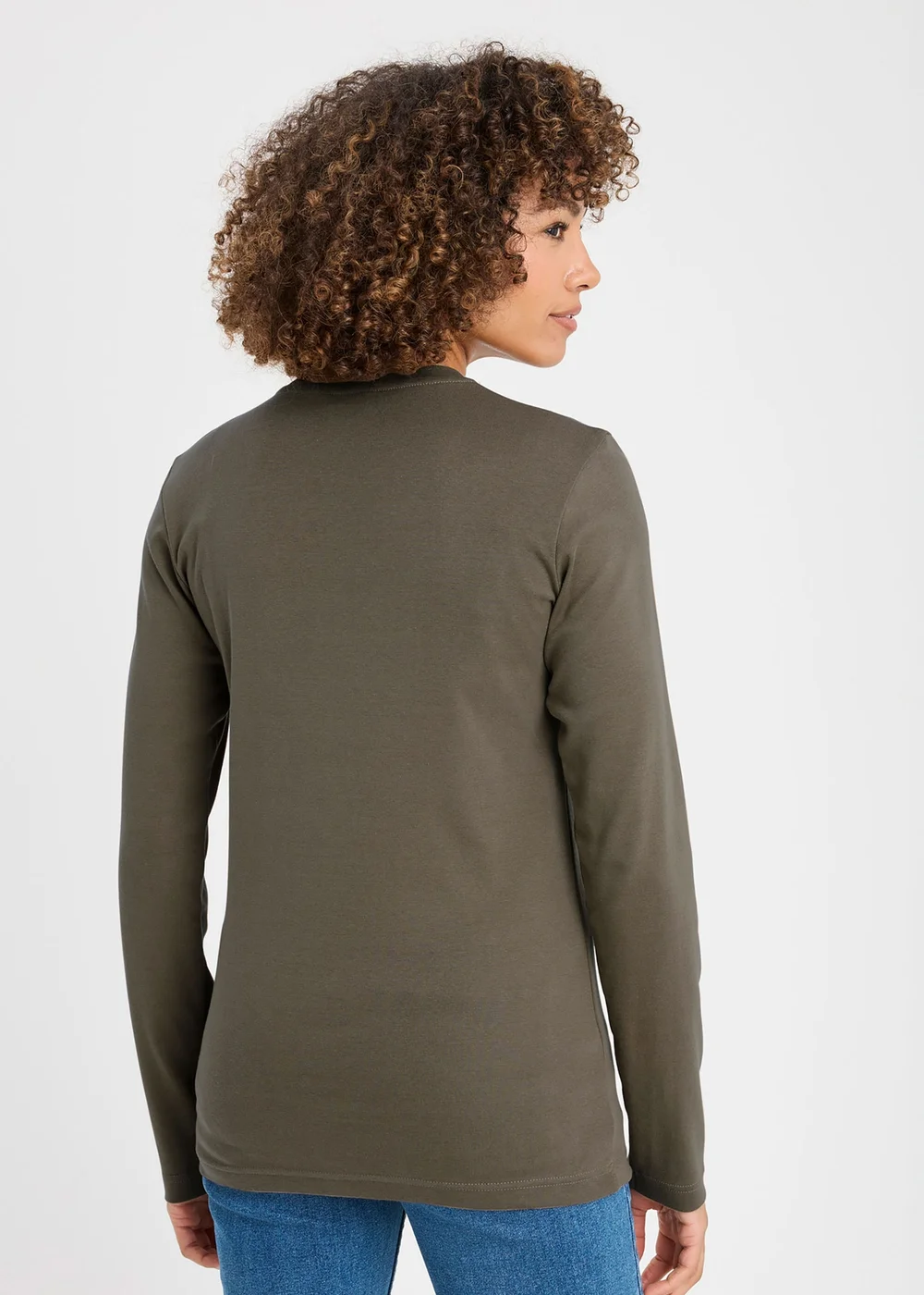 Cotton Traders Dark Forest Long Sleeve Crew Neck Base Layer Top - 4XL Image 2