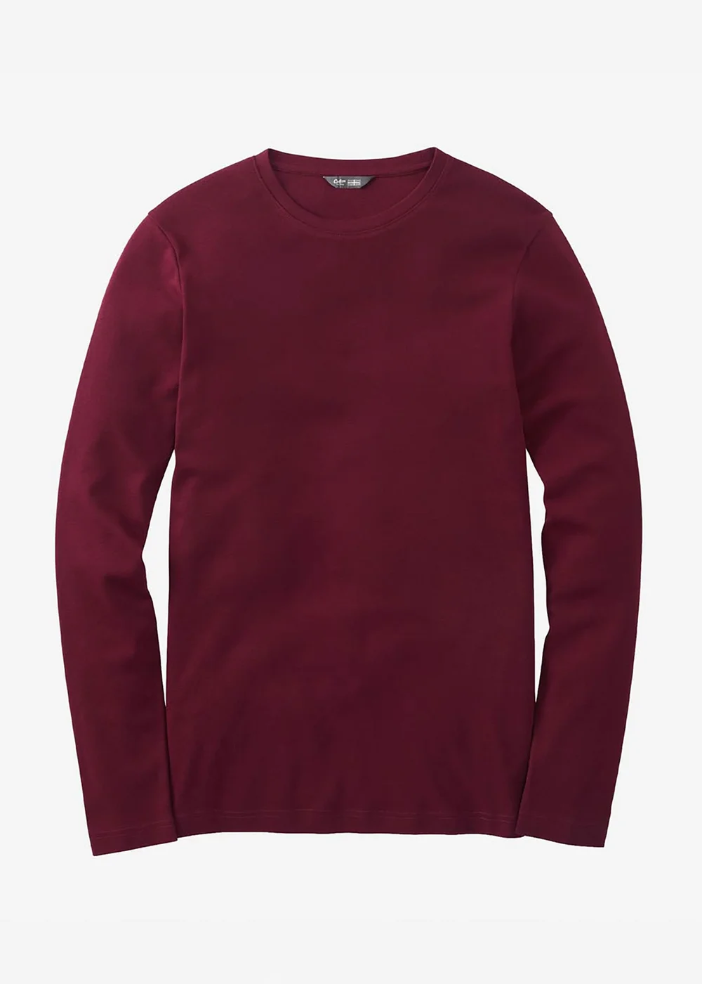 Cotton Traders Burgundy Long Sleeve Crew Neck Base Layer Top - XS Image 4