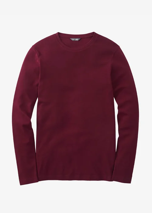 Cotton Traders Burgundy Long Sleeve Crew Neck Base Layer Top - XS Image 4
