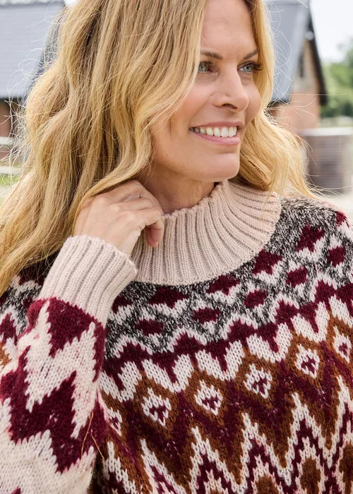 Cotton Traders Ruby Fair Isle Jumper - 14 Image 4