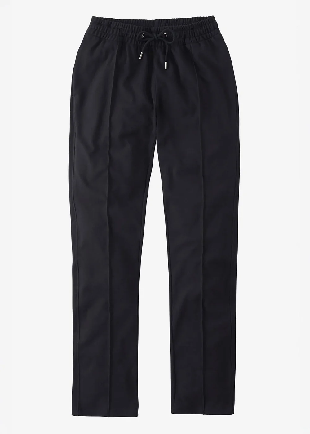 Cotton Traders Black Interlock Pintuck Joggers - S/L29 Image 4