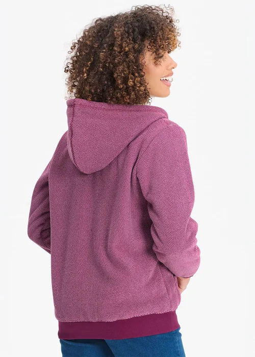 Cotton Traders Magenta Cosy Fleece Jacket - XL Image 2