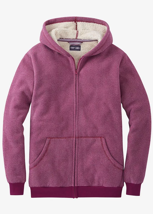 Cotton Traders Magenta Cosy Fleece Jacket - XL Image 4