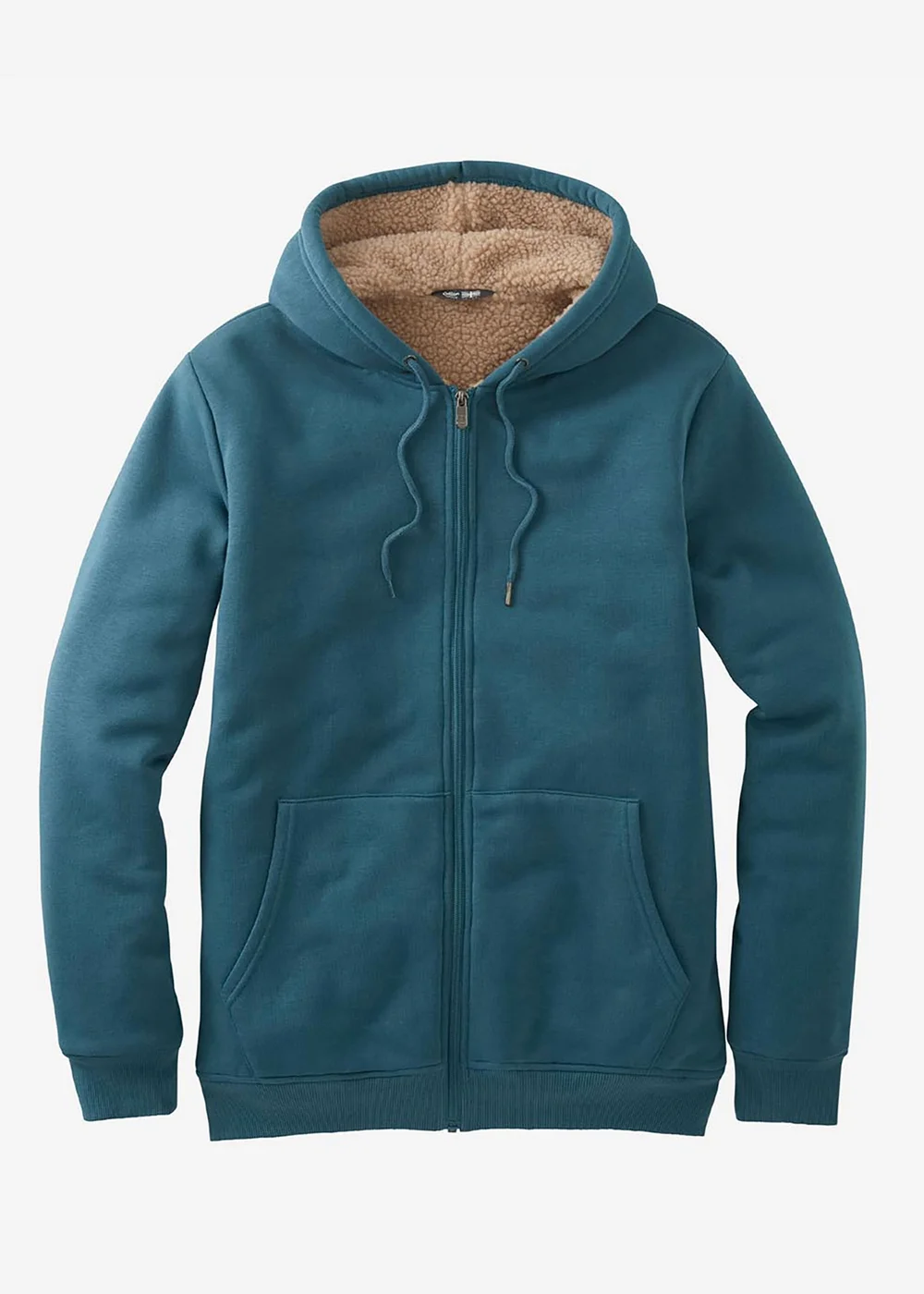 Cotton Traders Kingfisher Fleece Lined Jersey Zip Through Jacket - M Image 4