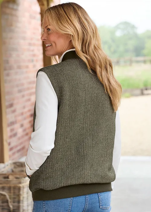 Cotton Traders Dark Forest Woven Gilet - 2XL Image 2